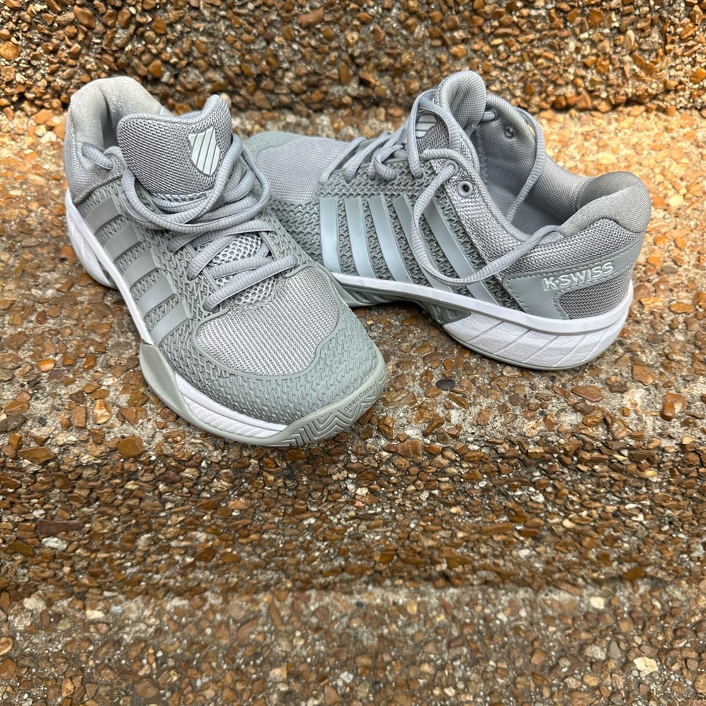K-Swiss Kids Light Gray Sneakers